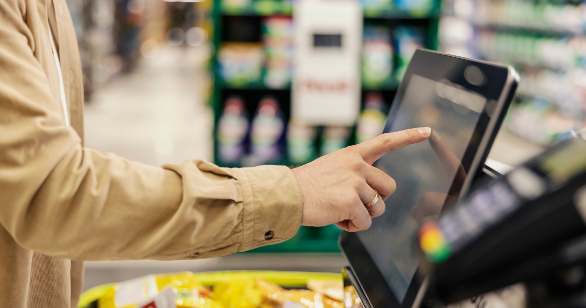 Modern self-service kiosk powered by reliable cabling