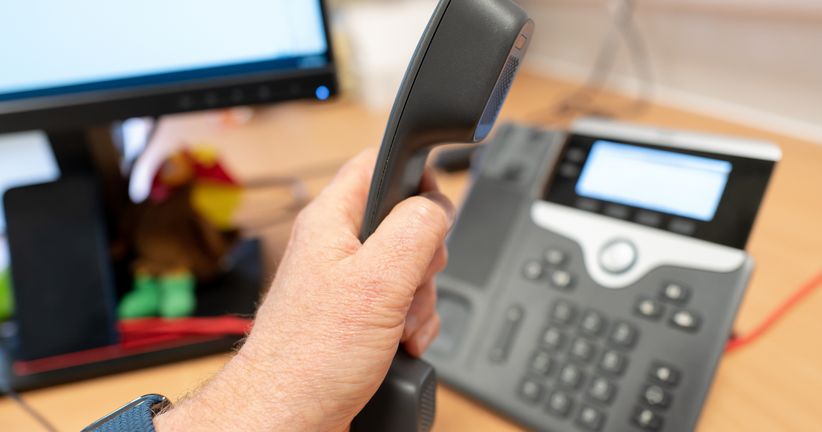 Small office using VoIP phones