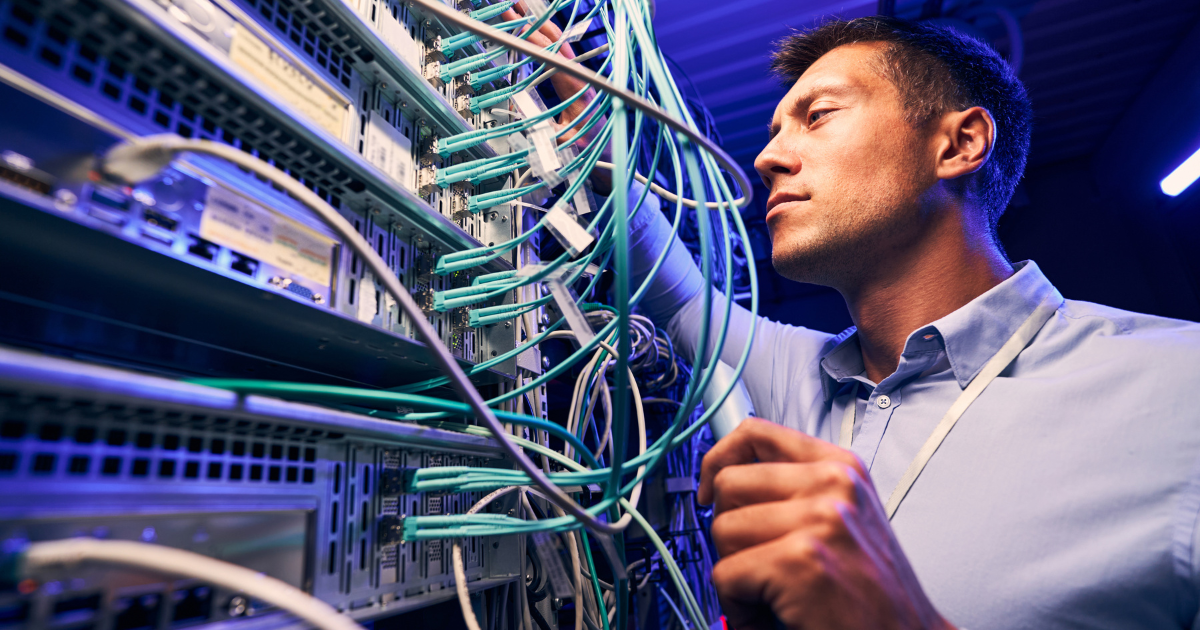 Professional testing network during installation to avoid disruption