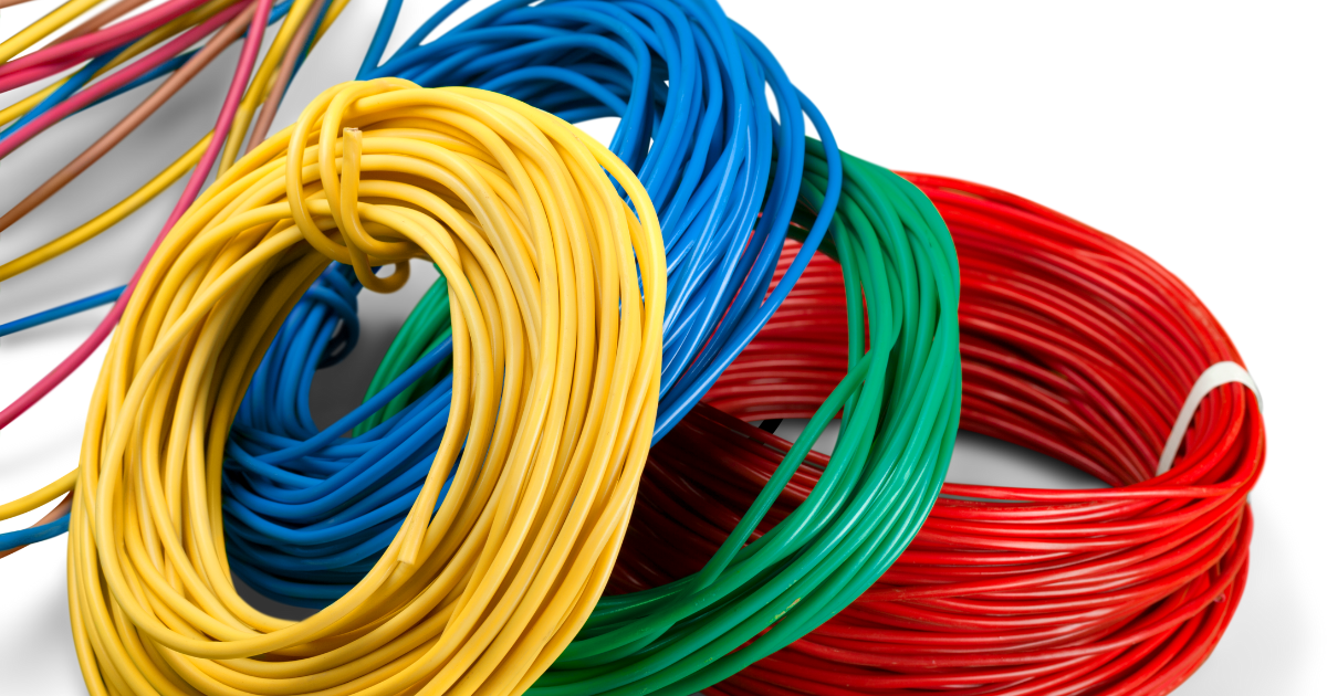 Data cable selection tied together.