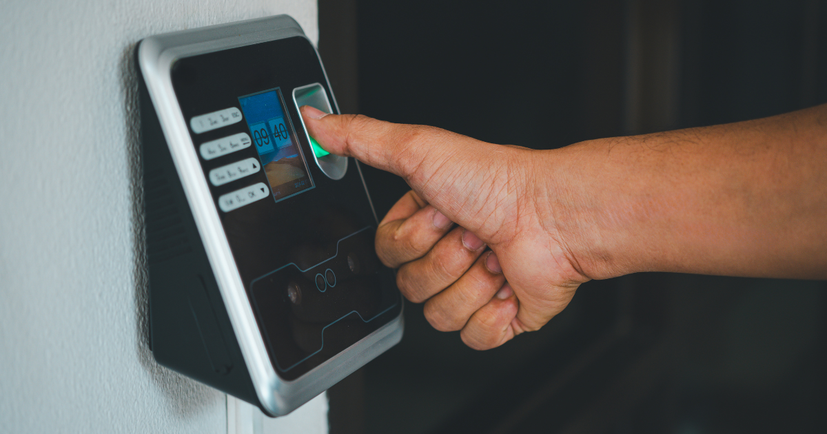 Structured cabling supporting access control and CCTV in smart building.