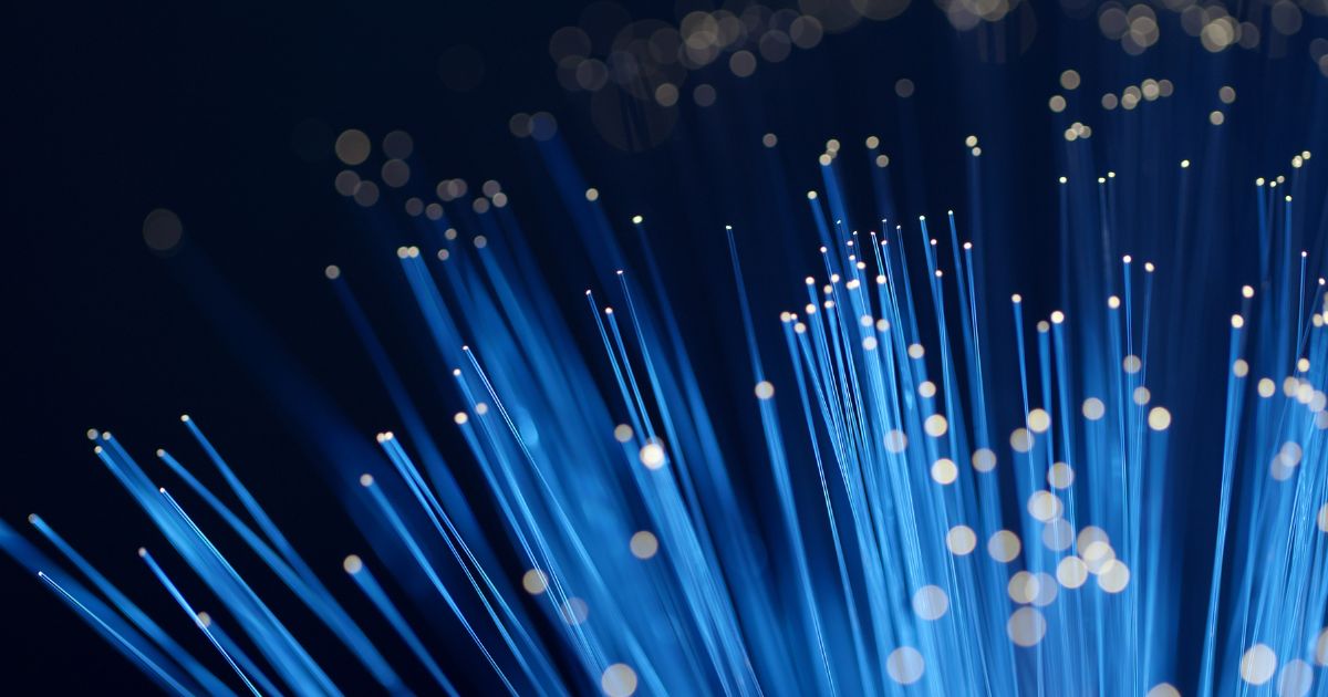 Fibre optic cabling installation in Greater Manchester.