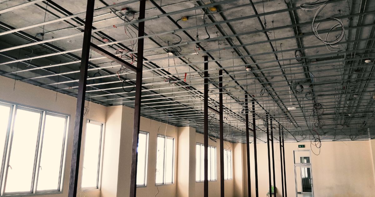 Structured cabling installation in Birmingham commercial building